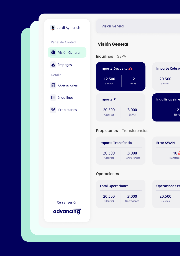 Advancing — operations tool